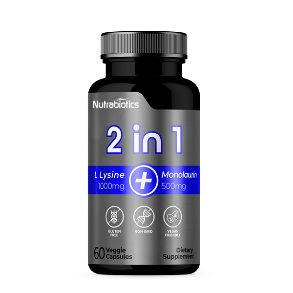 2 In 1 L Lysine 1000mg + Monolaurin 500mg